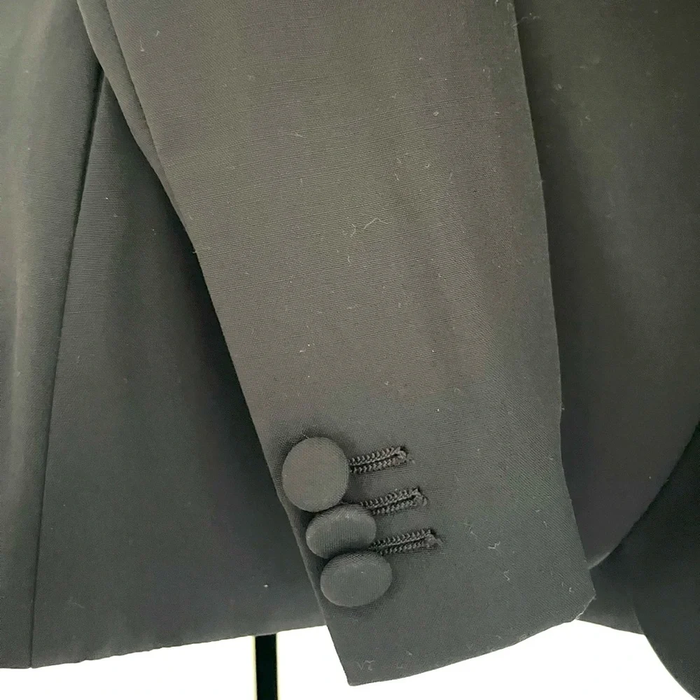 Dior Black Shawl Collar Blazer Tailored Fit